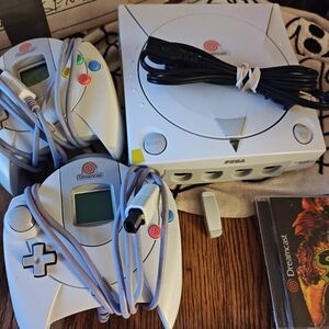 Sega Dreamcast Console with Controllers - White